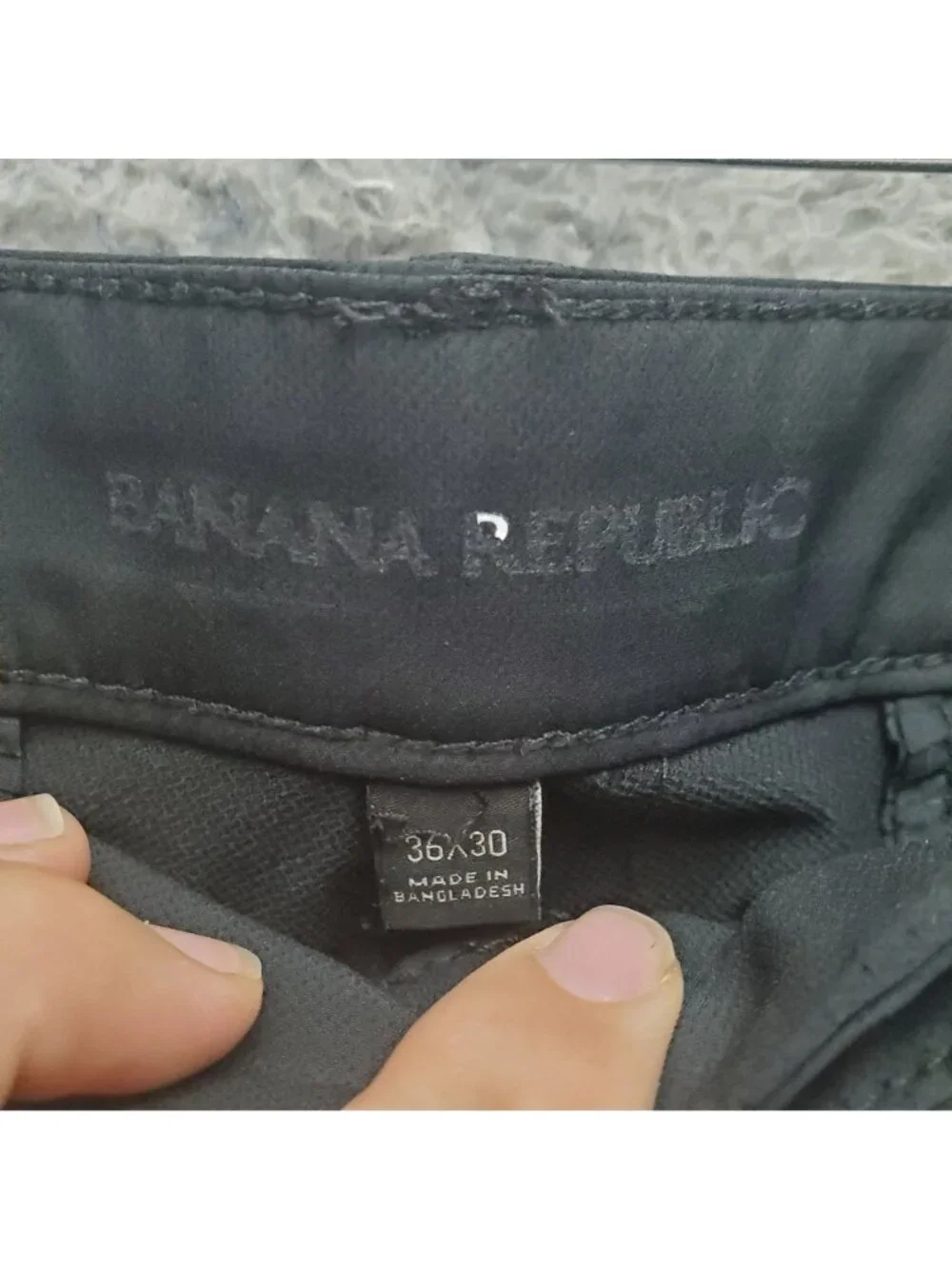 Banana Republic Pants Mens 36x30 Black Flat Front Trousers